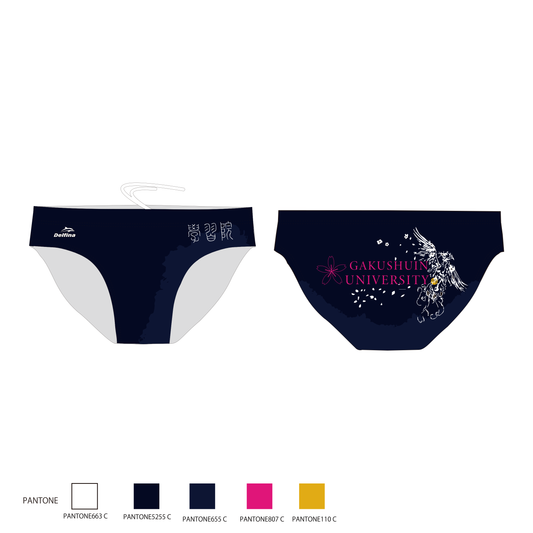 制作事例：学習院大学水球部様　オリジナル水着・帽子